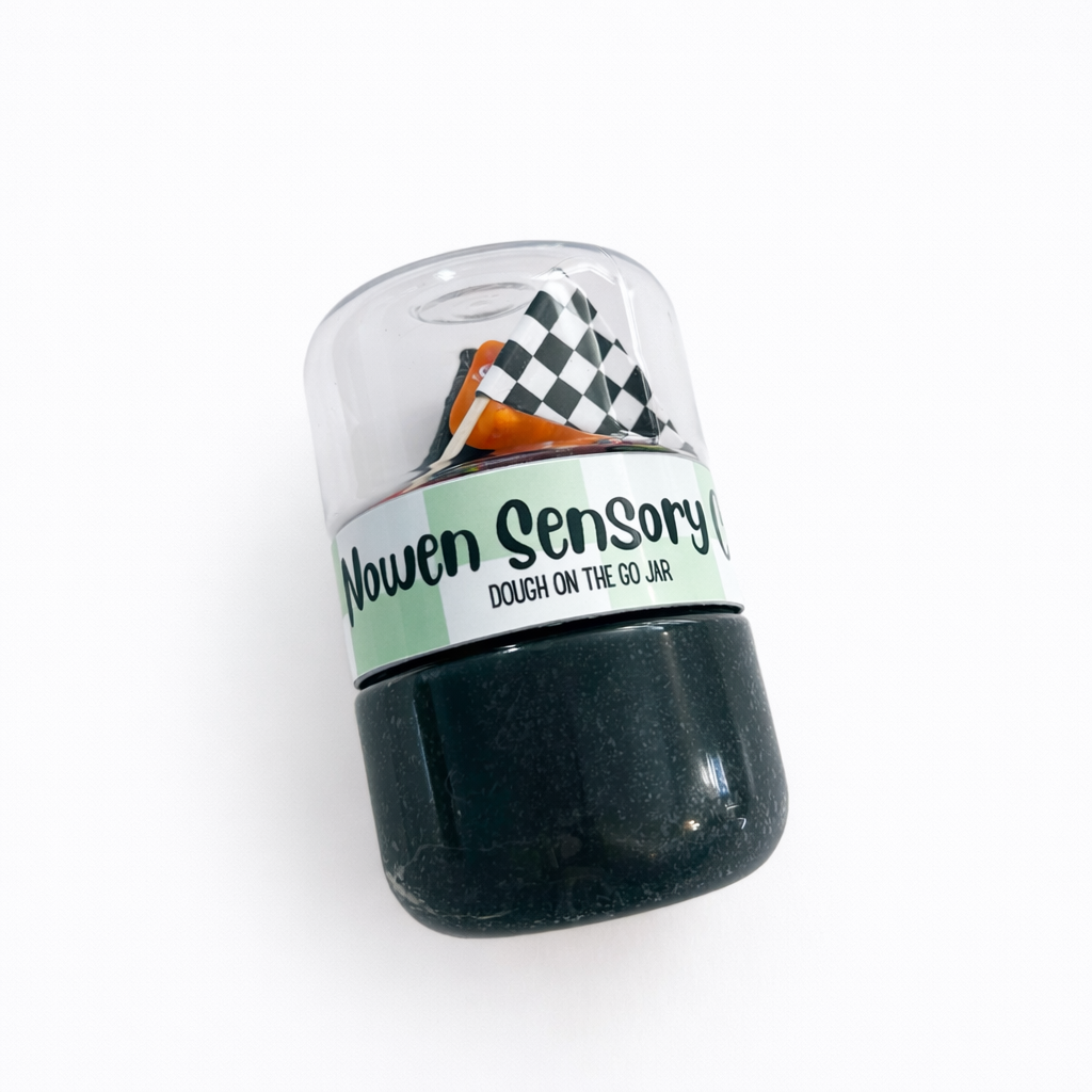 Race Car Dough on the Go Jar