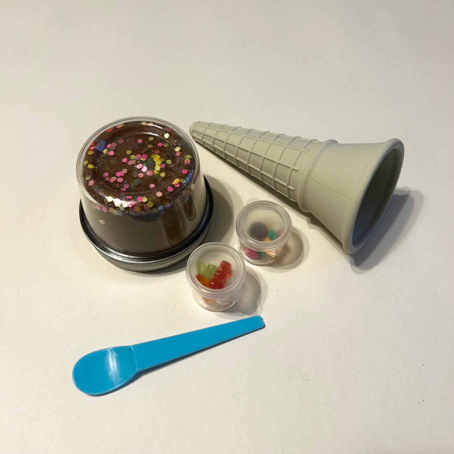 Chocolate Ice Cream Play Dough Set