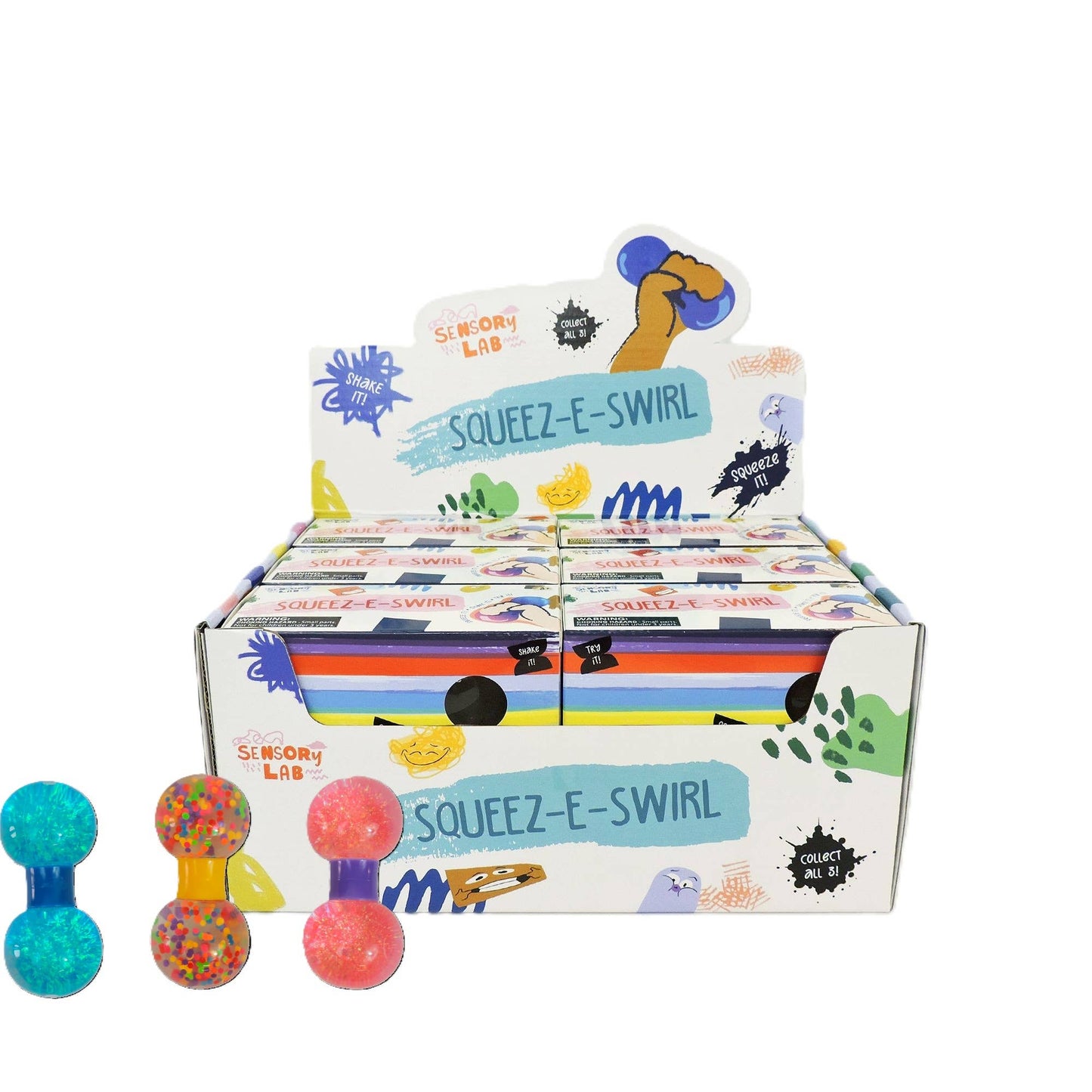 Sensory Lab Squeez-E Swirl (squishy toy)