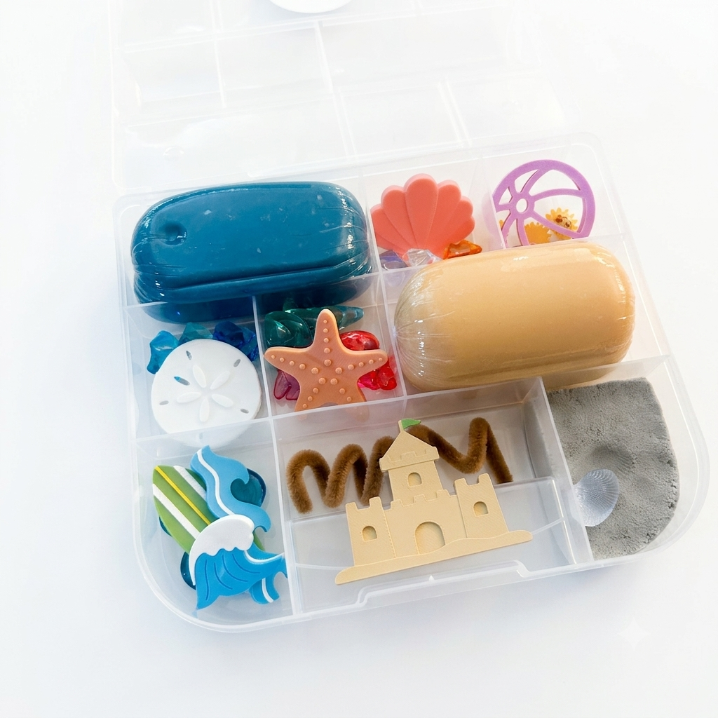 Beach Play Dough Kit