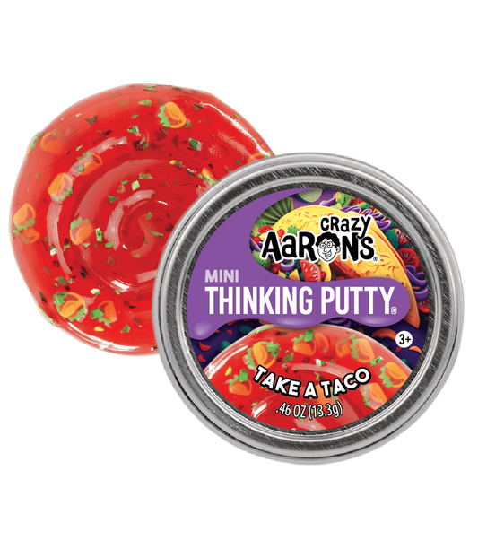 Mini Take A Taco - 2" Thinking Putty Tin
