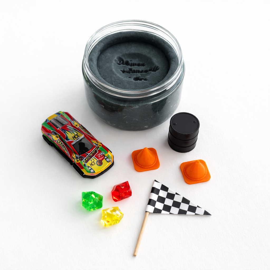 Race Car Dough on the Go Jar