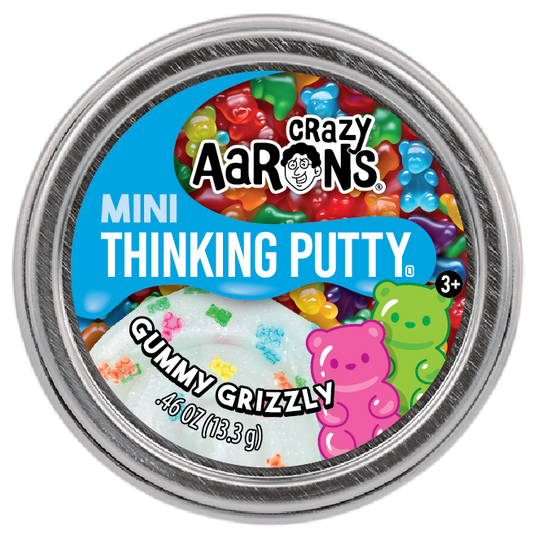 Mini Gummy Grizzly - 2" Thinking Putty Tin