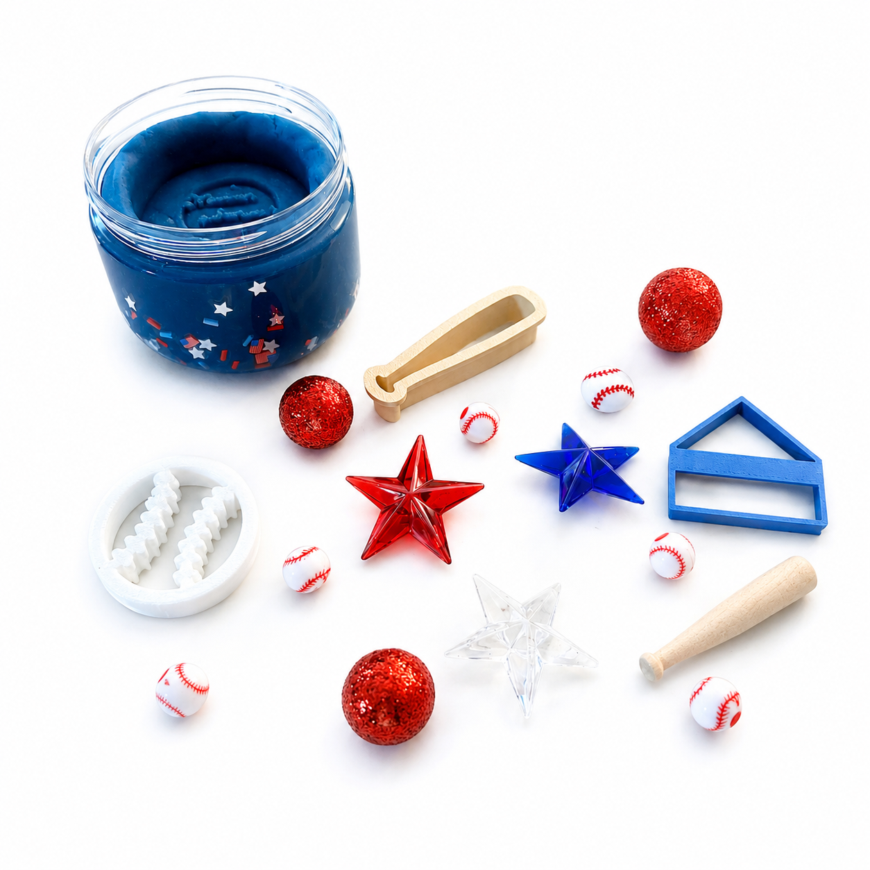 Baseball Dough on the Go Jar