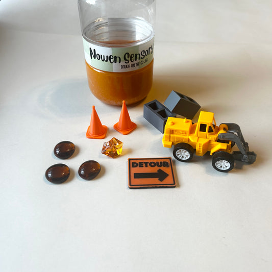 Construction Dough on the Go Jar