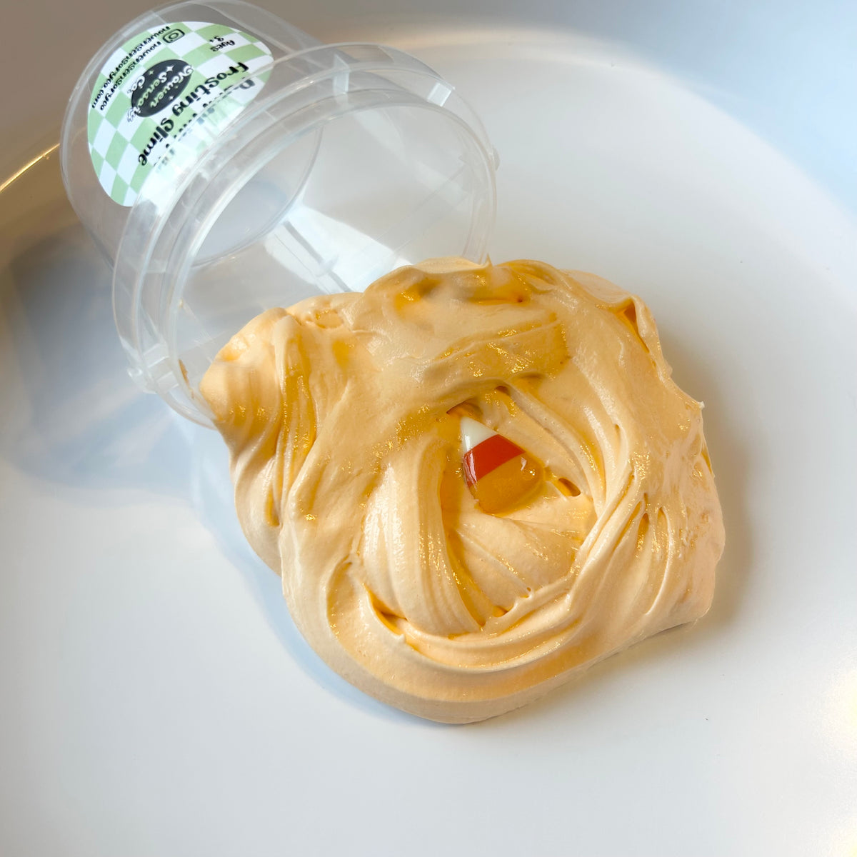 Pumpkin Pie Frosting Slime