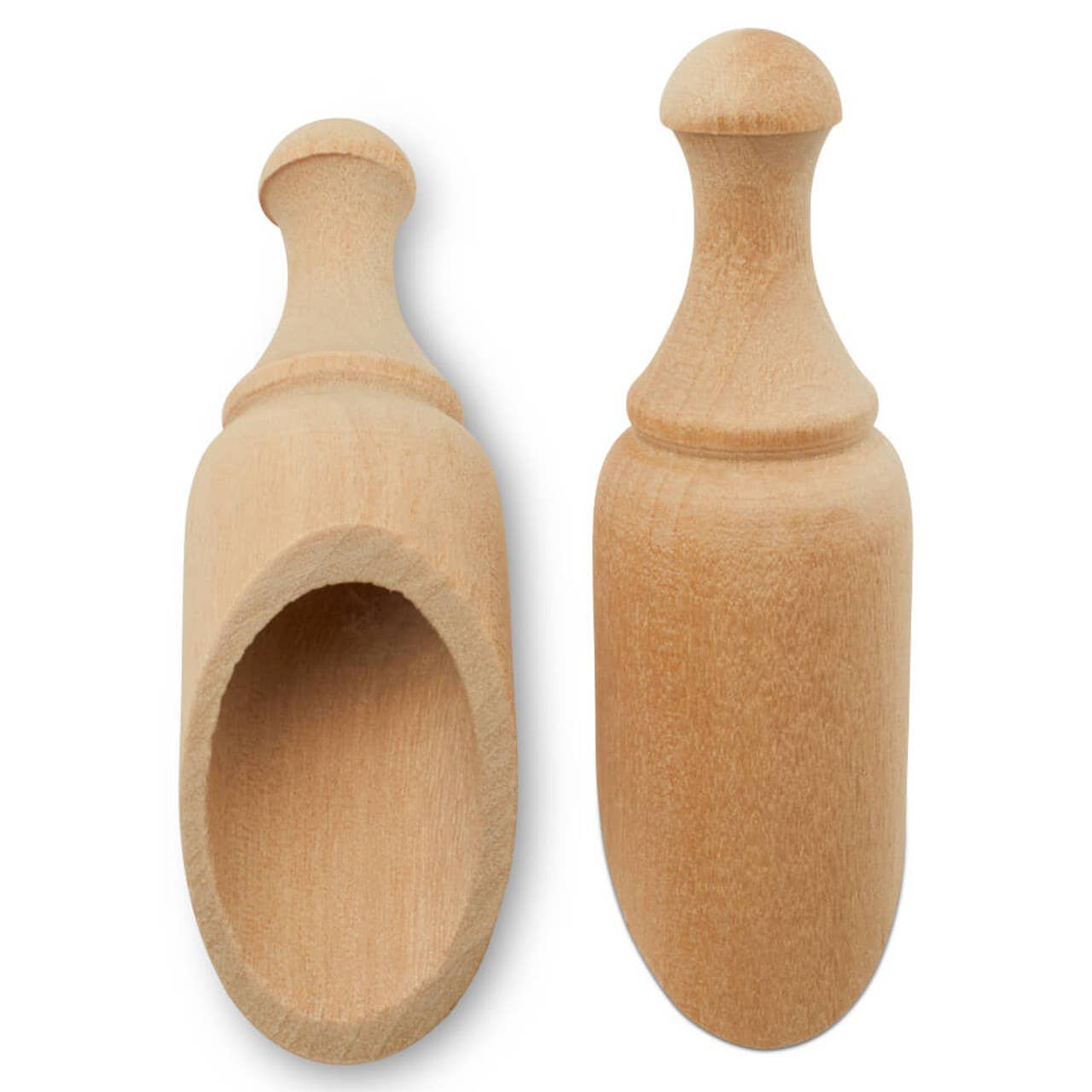 Wooden Scooper: 3-3/4"