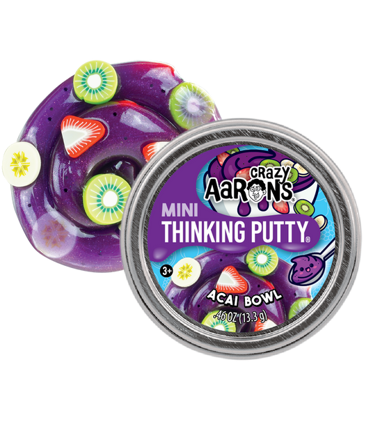 Mini Acai Bowl - 2" Thinking Putty Tin