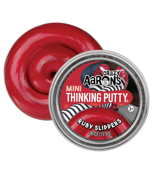 Mini Ruby Slippers - 2" Thinking Putty Tin